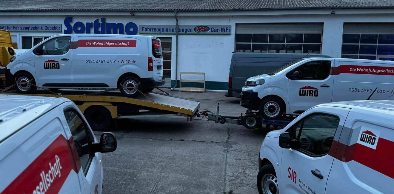 Fleissig ist das Team von ACR Rostock