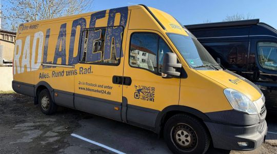Werkstattwagen vom Bike Market mit Ladungssicherung von Sortimo