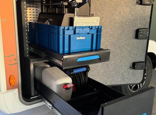Wohnmobil Stauraum verbessern mit Sortimo